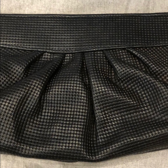 Lauren Merkin Black Pebble Leather clutch - Picture 3 of 9